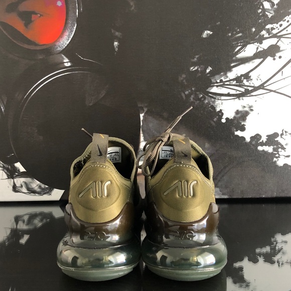 MENS NIKE AIR MAX 270 OLIVE CANVAS | NEW - Picture 4 of 8